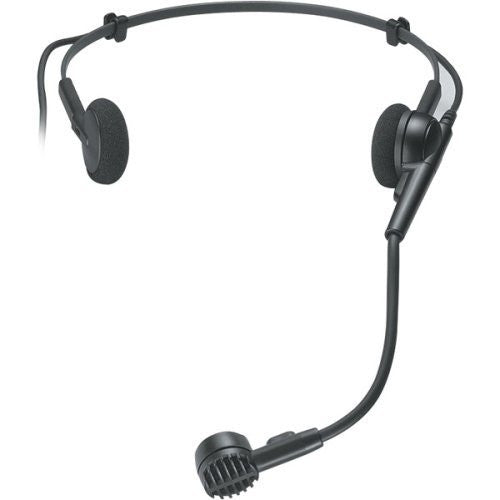 Audio Technica PRO-8HEMW Hypercardioid dynamic headworn microphone with 55" cable terminated for Audio-Technica PRO88W transmitter (Refurb)