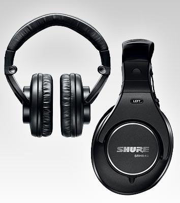 Shure SRH840 Professional Monitoring Earphones (Black)
