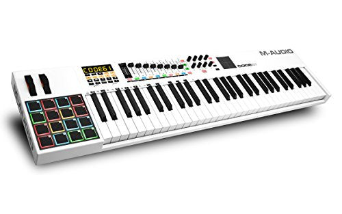 M-Audio Code 61 | 61-Key USB MIDI Keyboard Controller with X/Y Touch Pad (16 Drum Pads / 9 Faders / 8 Encoders) Refurbished