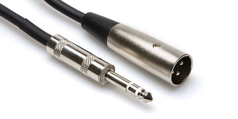 Hosa Pro Cable 1/4" TRS - XLR3M 20ft