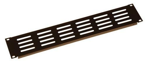 Gator GRW-PNLVNT2 Gator Rackworks Slotted Panel; Elongated Vent Holes; 1.2mm; Flanged for Rigidity; 2U