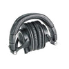 Audio-Technica ATH-M50x Professional Studio Monitor Headphones Black Case Headphones Accessories Bundle