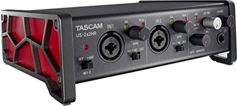 Tascam US-2x2HR 2 Mic 2IN/2OUT High Resolution Versatile USB Audio Interface