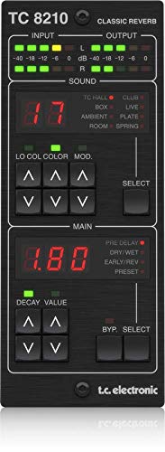 TC Electronics TC8210-DT Classic Mixing Reverb Plug-in with Dedicated Hardware Controller Includes Custom-Built Signature Presets