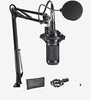 Audio-Technica AT2035 Microphone Podcast Recording bundle with Gooseneck Pop Filter, Boom Arm and XLR Cable