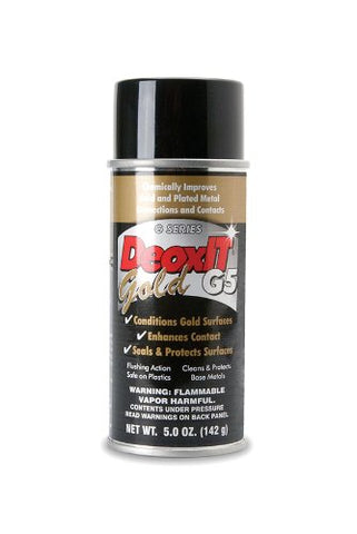 Hosa G5S-6 CAIG DeoxIT GOLD Contact Enhancer, 5% Spray, 5 oz