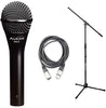 OM3 Dynamic Vocal Mic with 20ft XLR Cable and Stand