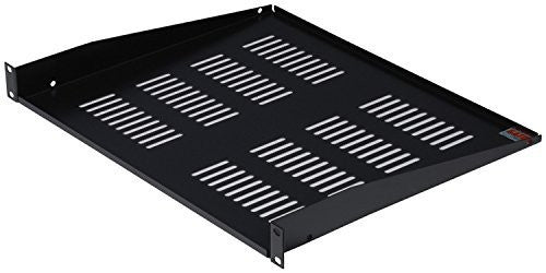 Gator GRW-SHELFVNT1 Gator Rackworks Utility Shelf, 15" Deep; 1U; w/ Elongated Vent Holes for Air Circulation
