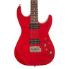 Michael Kelly 1962 Flame Electric Guitar (Transparent Red)
