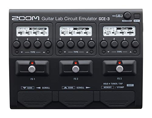 Zoom GCE-3 Guitar Lab Circuit Emulator, Compact USB Audio Interface for Emulation of Zoom Effects Processors using Guitar Lab Software