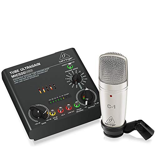 Behringer Voice Studio Complete Recording Bundle with Studio Condenser Mic USB/Audio Interface