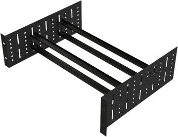 Gator GRW-SHELFTRAP2 Gator Rackworks Rackable Clamping Trap Shelf; 14" Depth; 25lb Weight Capacity; 2U