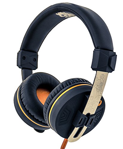 Orange O-Edition Headpphones, 40mm drivers, compatible w/ smartphones, two detachable 3.5mm jack cables, one with mic and control