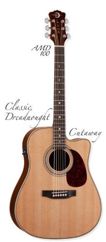 Luna Americana Classic Cutaway A/E, AMD 100 Guitar