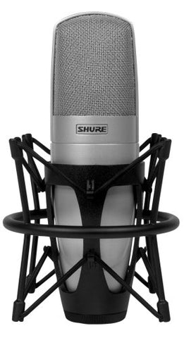 Shure KSM32/SL Embossed Single-Diaphragm Cardioid Condenser Studio Microphone, Champagne