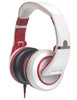 CAD Sessions MH510 Closed-Back Around-Ear Studio Headphones, White &amp; Red (Refurb)