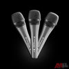 Sennheiser E 835 Dynamic Vocal Mic 3 Pack+Cables+Stands