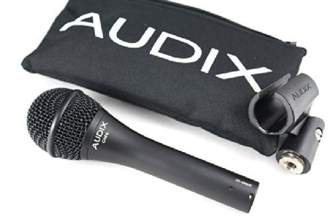 Audix OM6 Microphone Bundle with Free Mic Boom Stand, XLR Cable and Pop Filter Popper Stopper