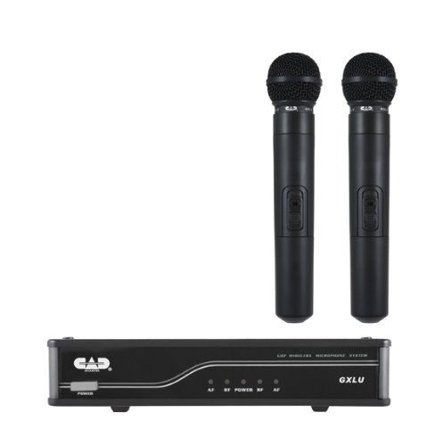 CAD GXLUHH UHF Wireless Dual Cardioid Dynamic Handheld Microphone System, L frequency