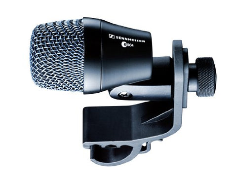 Sennheiser E904 Professional cardioid dynamic with stand receiver and MZH604 clip for drum rims and suspension mounts.