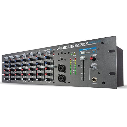 Alesis Multimix 10 Wireless | 10-Channel Mixer with Integrated Bluetooth Wireless Capability