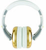 CAD The Sessions Professional Closed-Back Studio Headphones by CAD Audio, White with Gold (Refurb)