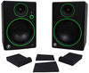 Pair Mackie CR5BT BlueTooth Speakers+Isolation Pads