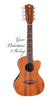 Luna Ukelele Tenor Mahogany 8 String, Ukelele HTT 8