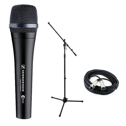 Sennheiser E935 Dynamic Handheld Vocal Mic with Stand &amp;amp;amp;amp;amp;amp;amp; Cable Performance Kit