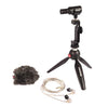 Shure Mobile Videography Steaming Kit, Silver, Clear (MV88+SE215-CL)