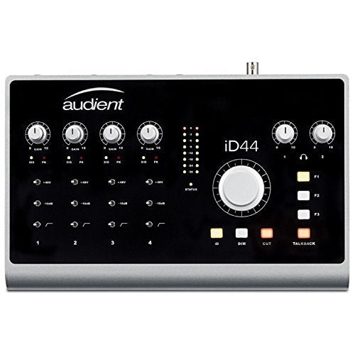 Audient iD44 20-in/24-out Desktop Audio USB Recording Interface Mac Windows