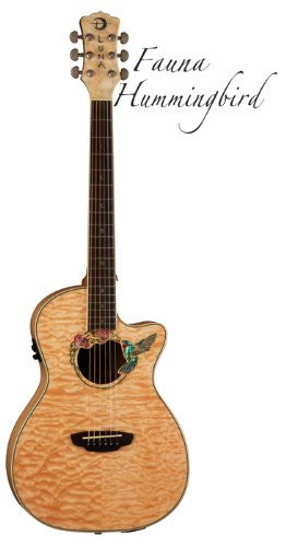 Luna Fauna Hummingbird AE Guitar, FAU HUM