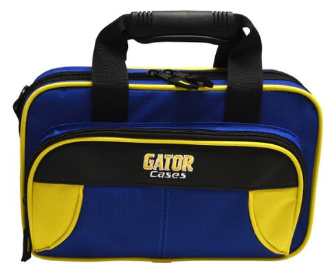 Gator GL-CLARINET-YB Spirit Series Lightweight Clarinet Case, Yellow &amp; Blue