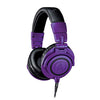 Audio-Technica ATH-M50xPB Professional Studio Monitor Headphones, Purple/Black