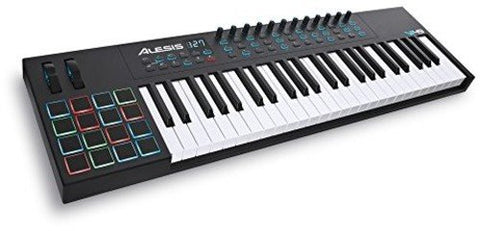 Alesis VI49 Advanced 49-Key USB MIDI Keyboard &amp; Drum Pad Controller (16 Pads / 12 Knobs / 36 Buttons)