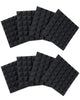 Gator Frameworks 2” Thick Acoustic Foam Pyramid Panels 12”x12”; Charcoal (8) Pack (GFW-ACPNL1212PCHA-8PK)