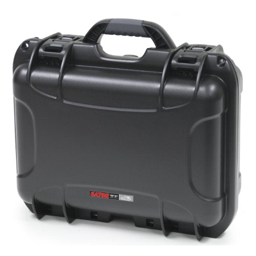 Black Waterproof Injection molded case, with interior dimensions of 13.2 x 9.2 x 3.8 NO FOAM