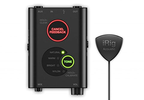 IK Multimedia iRig Acoustic Stage digital microphone system for acoustic guitars and instruments
