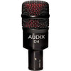 Audix D4 Dynamic Microphone, Hyper-Cardioid (Refurb)