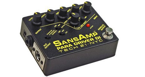 Tech 21 SansAmp Para Driver DI - Instrument Pre-amp Pedal w/Parametric EQ
