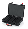 Gator TSA Series ATA Molded Polyethylene Case for Foam Drops for (6) Wireless Microphones with Battery Storage