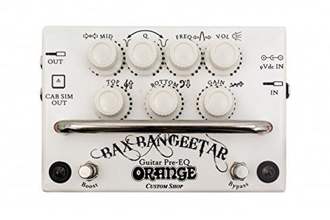 Orange Bax Bangeetar Guitar Pre-EQ - Black (Refurb)