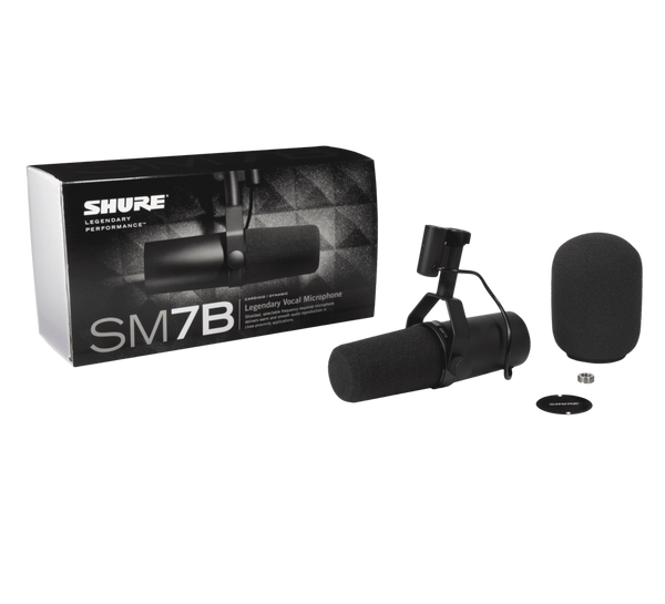 Shure SM7B Vocal for broadcast, podcast or recording Dynamic Cardioid Microphone