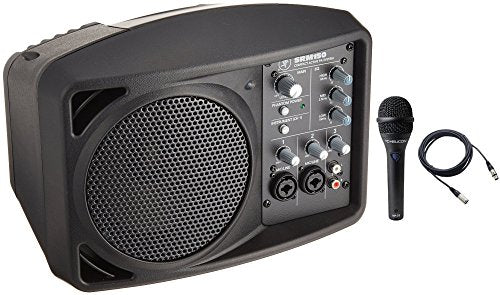 Mackie SRM150 5.25 Compact Active PA system bundled with mic and cable