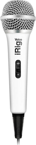 IK Multimedia iRig Voice (white) karaoke microphone for smartphones and tablets