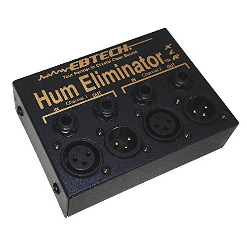 Ebtech HE-2-XLR Hum Eliminator 2-Channel Box with XLR Jacks