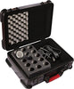 Gator TSA Series ATA Molded Polyethylene Case with Foam Drops for Up to (15) Wired Microphones