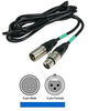 4) Chauvet DJ SlimPar 56 LED Lighs + 4) DMX Cables