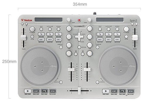 Vestax Spin2 DJ MIDI Controller (Refurb)