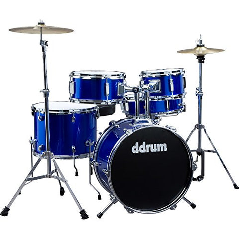 DDrum D1 Junior Drum Set 5pc - Police Blue